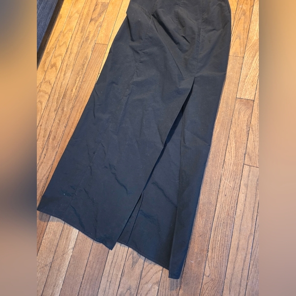 Christopher Esber Black Strapless Cut Out Loophole Party Long Maxi Dress Size 8 - Picture 7 of 10